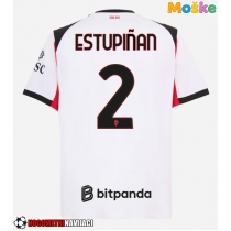 Moške Nogometnih dresov AC Milan Pervis Estupinan #2 Gostujoči 2025-26 Kratki rokavi